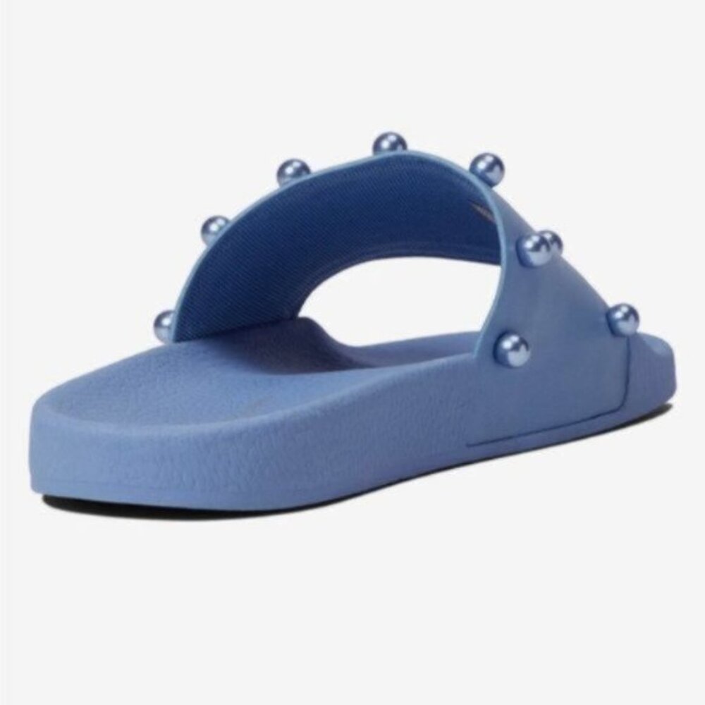 Stuart Weitzman Studded Leather Slides Sandals Mu… - image 8